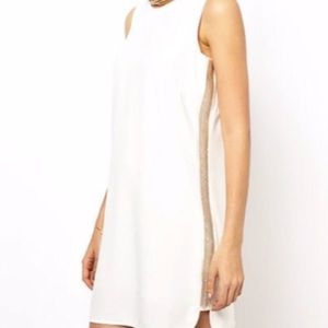 BCBG white shift dress - never worn